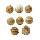 thumbnail image 5 of 8 bolas navideñas colgantes irrompibles para puerta de chimenea. Dorado, 5 of 9