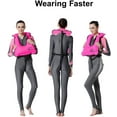 thumbnail image 4 of Snorkel Vest Adults Inflatable Swimming Life Jacket for Diving Snorkeling Safety, 4 of 6