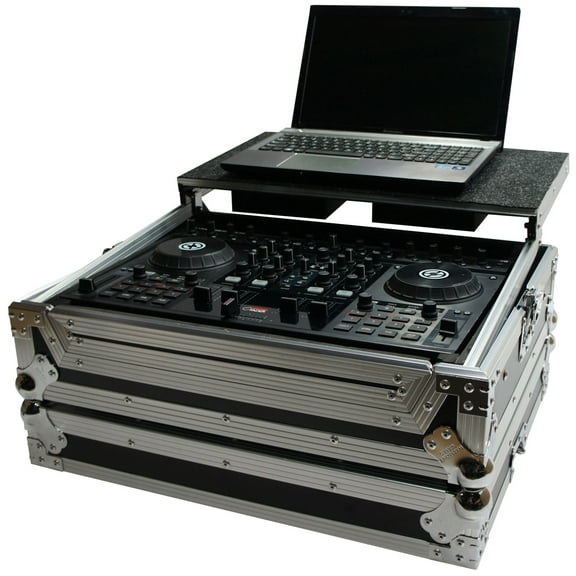 Harmony HCTKS4LT Flight Glide Laptop Stand Road Travel DJ Custom Case Gemini G4V