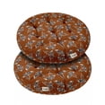 thumbnail image 1 of Vargottam Coussin de Méditation Rond 22 Pouces - Feuille d'Automne Rouille Coussin de Sol en Coton Capitonné avec Mousse à Mémoire de Forme pour Yoga, Lecture, Détente & Assise Intérieure, 1 of 7