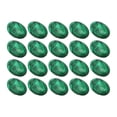 thumbnail image 4 of Harhinhe 20 cuentas de joyería de cabujón con piedras preciosas de malaquita en forma de huevo, 18x13mm para regalos de aniversarios de cumpleaños de Navidad, 4 of 7
