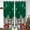 Green Farm 1, variant on Snowflakes Christmas Curtain for Bedroom 2 Panel Set, Red Xmas Velvet Window Curtains 84 Inch Long, Thermal Insulated Living Room Darkening Decoration Curtains, 52x84 Inch
