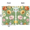 thumbnail image 3 of 12.5x9 Inch Acrylic Clipboard with Metal Clip – Single-Sided Print & Retractable Hook，Watercolor Pastel Flowers Tulips, 3 of 8
