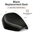 thumbnail image 3 of AlveyTech Black Replacement Seat -  Fits 196cc 6.5HP Massimo MB200, Baja Heat Warrior MB165 & MB200, 3 of 9