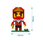 IBlock Fun Red Ninja Building Blocks (215pcs)