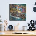 thumbnail image 6 of Luxe Metal Art 'Steampunk Speedboat In Miami' by Rey Klimt Metal Wall Art, 12" x 12", 6 of 9