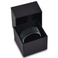 thumbnail image 4 of Charming Jewelers Tungsten Wedding Band Ring 9mm for Men Women Comfort Fit Black Pipe Cut Brushed Lifetime Guarantee Size 4.5, 4 of 5