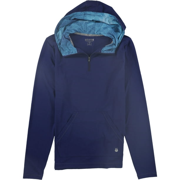 SOLFIRE Kick It Sudadera con capucha para mujer, azul, grande