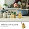 thumbnail image 6 of FUEENIRVA Golden Kitchen Accessory Oil Dispenser Bottle with Comfortable Handle for Cooking Oil Storage, 6 of 6
