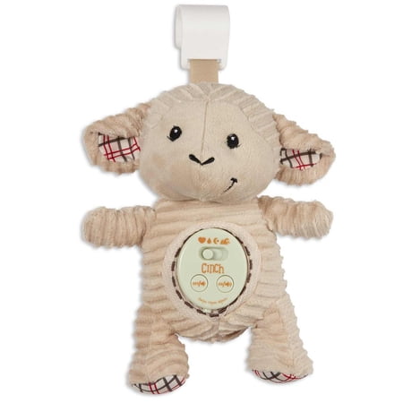 dexbaby Plush Mini Lamb - Sleep Aid Womb Sound Soother w/Playard and Crib Attachment