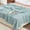 Cyan, variant on Love's cabin 6 Layer 100% Cotton Muslin Throw Blanket for Adults, Soft Lightweight Breathable Gauze Blanket for Bed or Couch, 50" x 60" Cyan