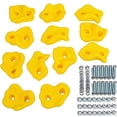 thumbnail image 2 of Set) Grandes Cales de Roche Texturée Swing Set Stuff avec Autocollant Logo SSS (12 Jaune, 2 of 3