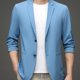 thumbnail image 4 of Chaqueta de traje para hombre, abrigos de traje para hombre, 2 botones con bolsillo Traje elegante para hombre, abrigos deportivos y traje de , L Salvador Dali chaqueta de traje, 4 of 10