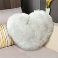 thumbnail image 6 of Kumdkd Faux Wool Heart-Shaped Pillow, 15.75x11.81 Inch Long-Pile Plush Throw Cushion for Living Room Sofa, Bedroom Decor, Cute Brown Gift for Girls, Valentine's Day or Christmas Present, 6 of 6
