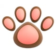 thumbnail image 2 of Cute Pet Paw Wall Decal Sticker by Wallmonkeys Vinyl Peel and Stick Graphic for Girls (24 in W x 19 in H), 2 of 4