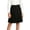02-Black, variant on Diufon School Uniform Pleated Skirts for Girls Elastic Waist Pull On A-Line Midi Skirt Back-to-School Performance Skirts