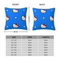 thumbnail image 2 of Hello Kitty Pillow Cover, Square Throw Pillow Cases For Couch Sofa Bed Living Room,Home Decorative, 26"X26", 2 of 9