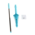 thumbnail image 1 of Desatascador de inodoro, draga de alcantarillado, desatascador de inodoros, desatascador de obstrucciones para baño Azul, 1 of 9