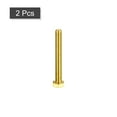 thumbnail image 3 of Brass Hex Bolts, 5/16-18x2-1/2" 2 Pack Fully Thread Grade 4.8 Machine Screws, 3 of 5