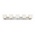 thumbnail image 2 of Z-Lite Quube Brushed Nickel Traditional; Architectural Vanity w/ 5 Light 100W - 2104-5V, 2 of 2