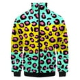 thumbnail image 2 of Leopard Print Zipper Hoodies Sweatshirts 3D Printed Jackets For Men Women Clothing Casual Fashion Trendy Unisex Coat Jacket Tops, 2 of 7