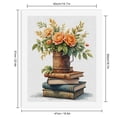 thumbnail image 2 of Paint By Numbers Kit for Adults Beginner - DIY Rustic Bouquet On Vintage Books Canvas Painting Kits for Adults, Frameless Paint By Number for Adults for Home Wall Decor 16x20 Inch, 2 of 7