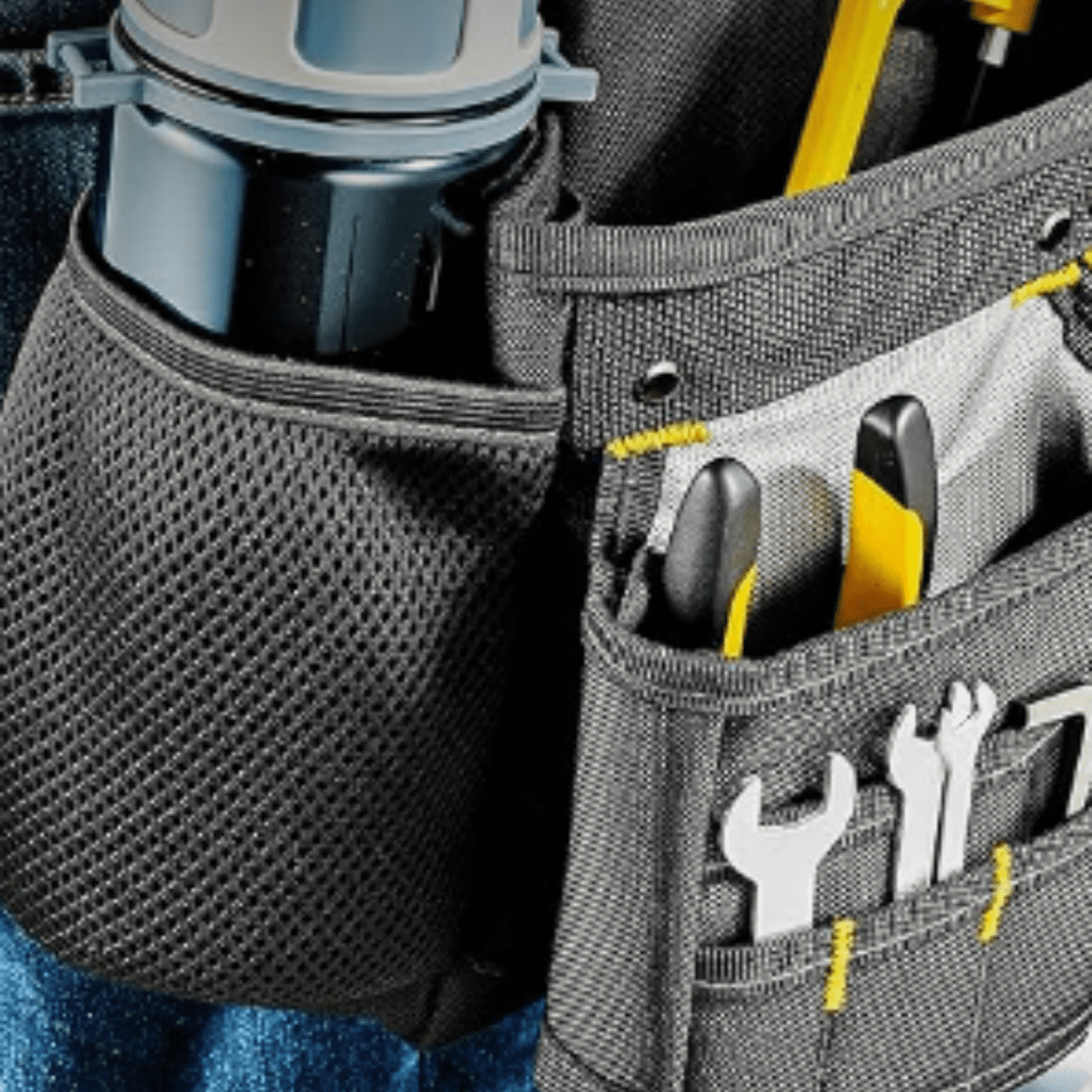 Bravex Tool Belt Suspenders, Tool Vest Pro Ultra 20 Bags Y-Style Toolbelt 5 Combo Apron Tool Pouch For Framers Carpenter Electrician 1200D Ballistic Nylon