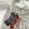 thumbnail image 5 of Calcetines de invierno para mujer, caja de regalo, tamaño libre, lana gruesa, suaves, cálidos, calcetines casuales para mujer…, 5 of 5