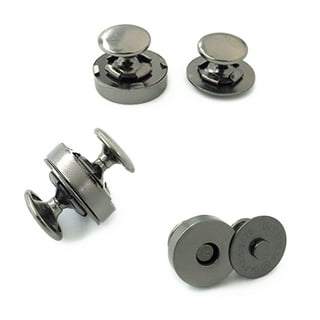 New! 6 Magnetic Button Clasp Snaps - Purses, Bags, Clothes - No Tools  Required - Choose Small or Large Magnetic button size: 14mm 