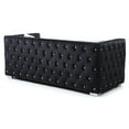 thumbnail image 5 of Glory Furniture Miami Velvet Sofa in Black, 5 of 5