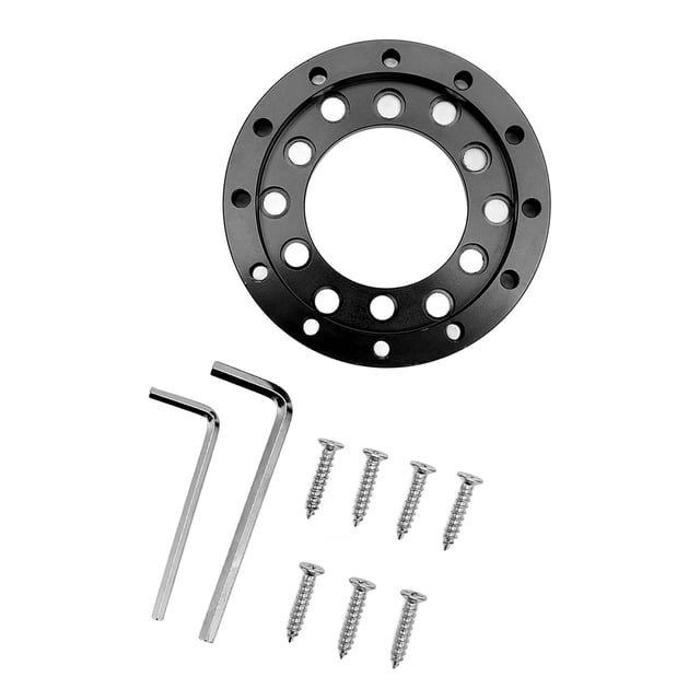Accesorios para juegos, Adaptador de volante de 70 mm Placa adaptadora de volante Adaptador de volante para juegos de autos de carreras Construcción robusta