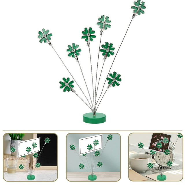 AURARMLET Fotos De Verde Para De Escritorio Con Clip Multiusos
