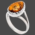 thumbnail image 2 of Coquina Fossil Jasper - India 925 Sterling Silver Ring s.8 Jewelry R-1074 SDR230741, 2 of 5