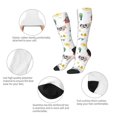 thumbnail image 3 of Fotbe Farm Animals Calcetas Divertidas Estampadas para Hombre y Mujer, Calcetas de Algodón hasta la Rodilla para Caminar, Correr, Enfermería y Embarazo, 3 of 6
