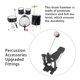 thumbnail image 3 of Soidarity Kick Hammers Pedal de pie Mano de obra de fieltro para principiantes Batidor de acero inoxidable a prueba de herrumbre Mazo Artesanía Piezas de Accesorios para instrumentos musicales Soidarity OD028479-00, 3 of 6