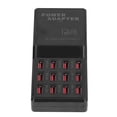 thumbnail image 3 of Cargador USB de 12 Puertos, Cargador Rápido USB de Alta Potencia 12 Un conveniente para más seguro para dv para cámara para la computadora portátil, 3 of 7