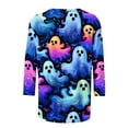 thumbnail image 4 of Fewfanhot Women Clothing Casual 3/4 Sleeve T-Shirts Round Neck Tunic Tops Business Casual Outfits 2026 Fall Fashion Clothes, 4 of 5