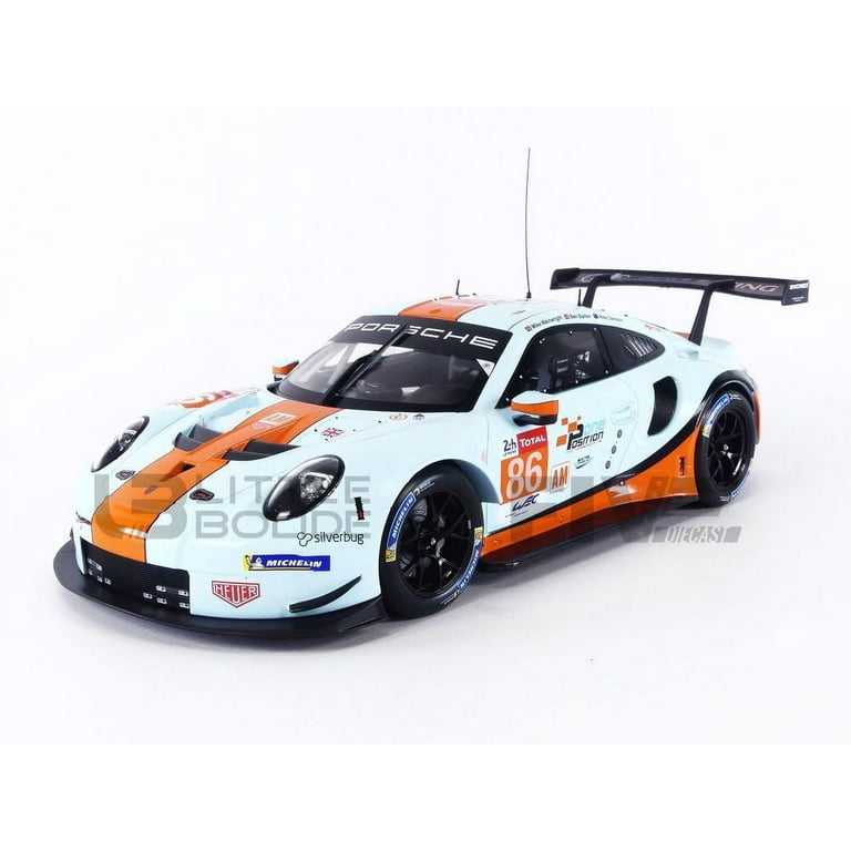 Ixo 2018 Porsche 911 991.2 GT3 RSR 4.0L Team Gulf Racing No