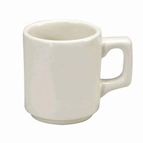 8 oz Cream White Park Mug