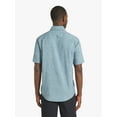 thumbnail image 6 of Chaps Men's & Big Men's Tech Chambray Short Sleeve Shirt, Sizes S-3XL, 6 of 6