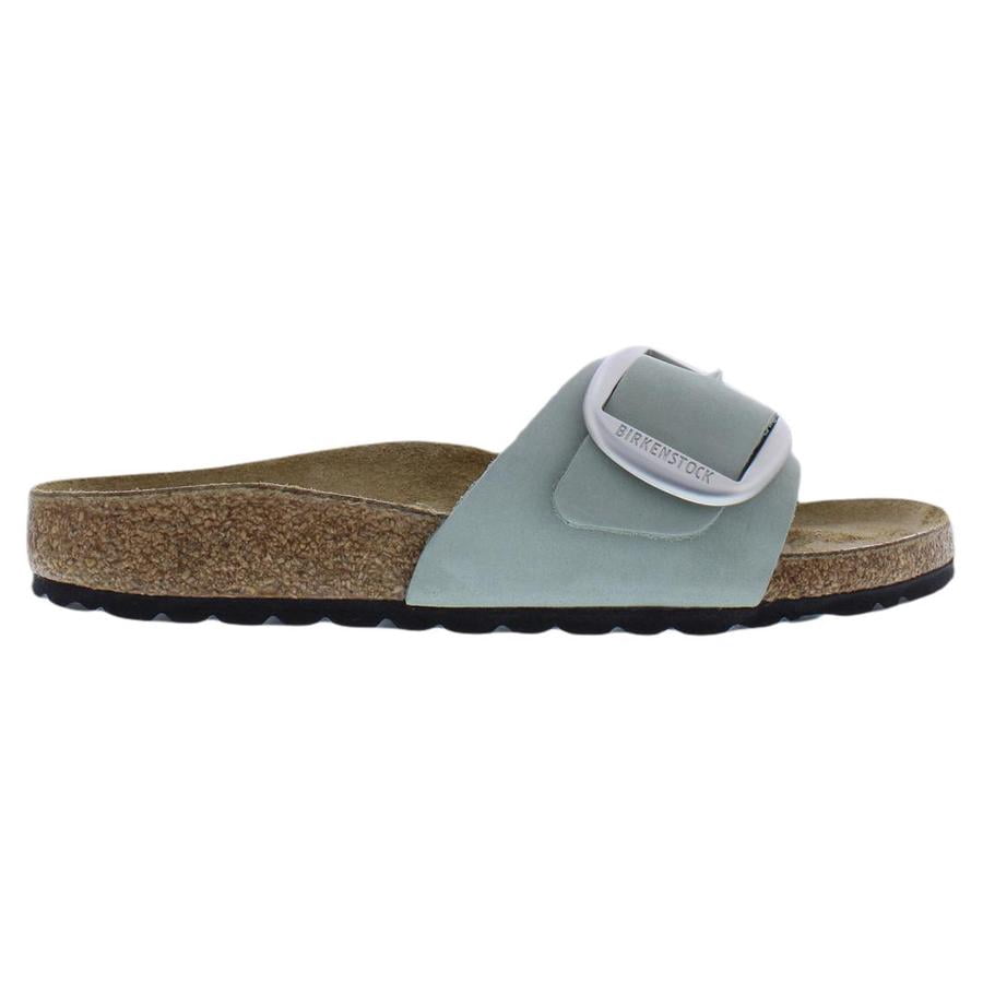 Birkenstock Madrid Big Buckle Narrow Unisex Shoes Size 7, Color: Pure Sage