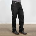 thumbnail image 4 of Wrangler Mens Riata Black Flat Front Pant, 4 of 5