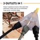 thumbnail image 5 of Cable de extensión EP de 15 m con 3 salidas 14/3 SJTW Heavy Duty, amarillo, 5 of 7
