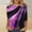 Purple#3, variant on Viikei Lightweight Summer Women's Round Neck Top 3/4 Sleeve,Women's Fashion Tees Casual Crewneck 3/4 Sleeve Loose T Shirt Ladies Blouses Shirts Sky Blue S
