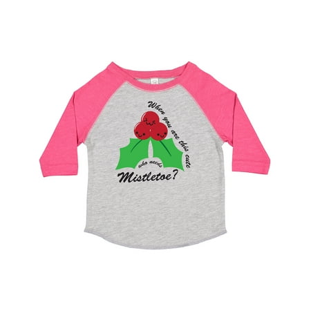 

Inktastic Mistletoe Gift Toddler Boy or Toddler Girl T-Shirt