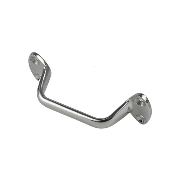 6 Inch Stainless Handrail Metal Handrail Handle Heavy Duty Grab Handle Simple Installation for Secure Boats Deck Access