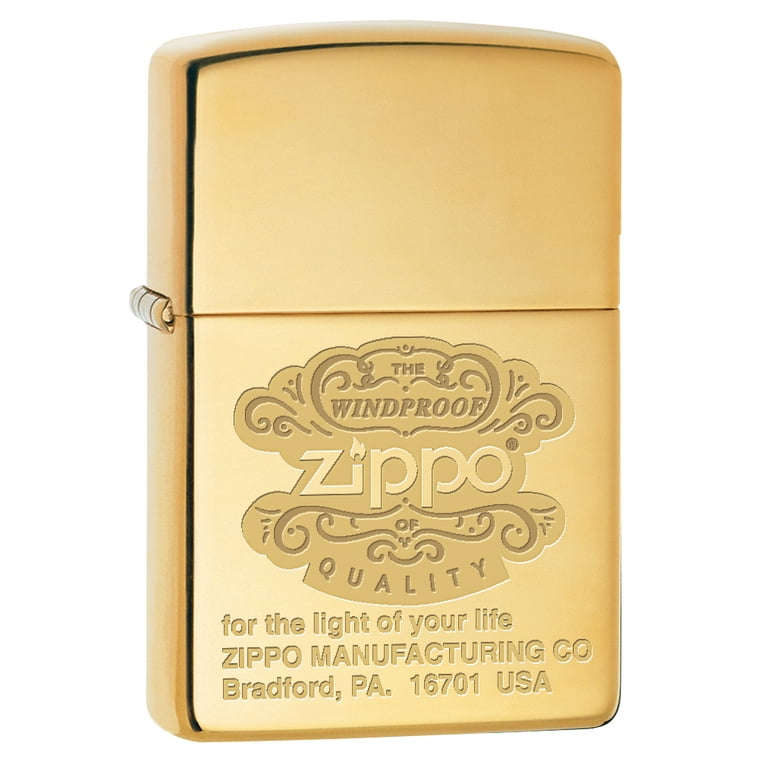 Zippo Lighter: Zippo Windproof - High Polish Brass 78684