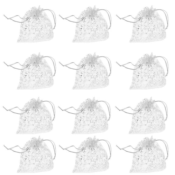 FONWILYO Small Drawstring Pouches Chic Design 100Pcs 4.7In X 3.8In