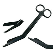 VR Instrument Supply Lister Bandage Scissors 7.25" (18.4cm), Stainless Steel All Black