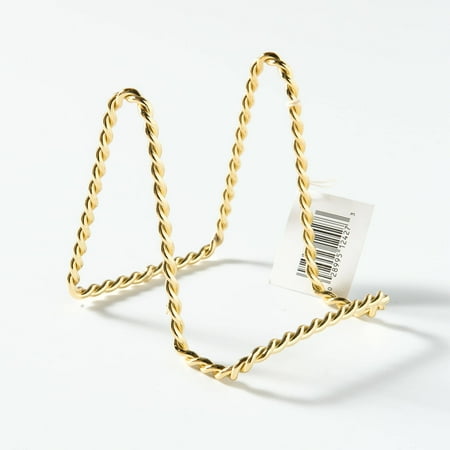 Plaid Accessories, U-Shaped Brass Tabletop Display Easel, 4